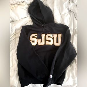SJSU Navy Hoodie Size Small